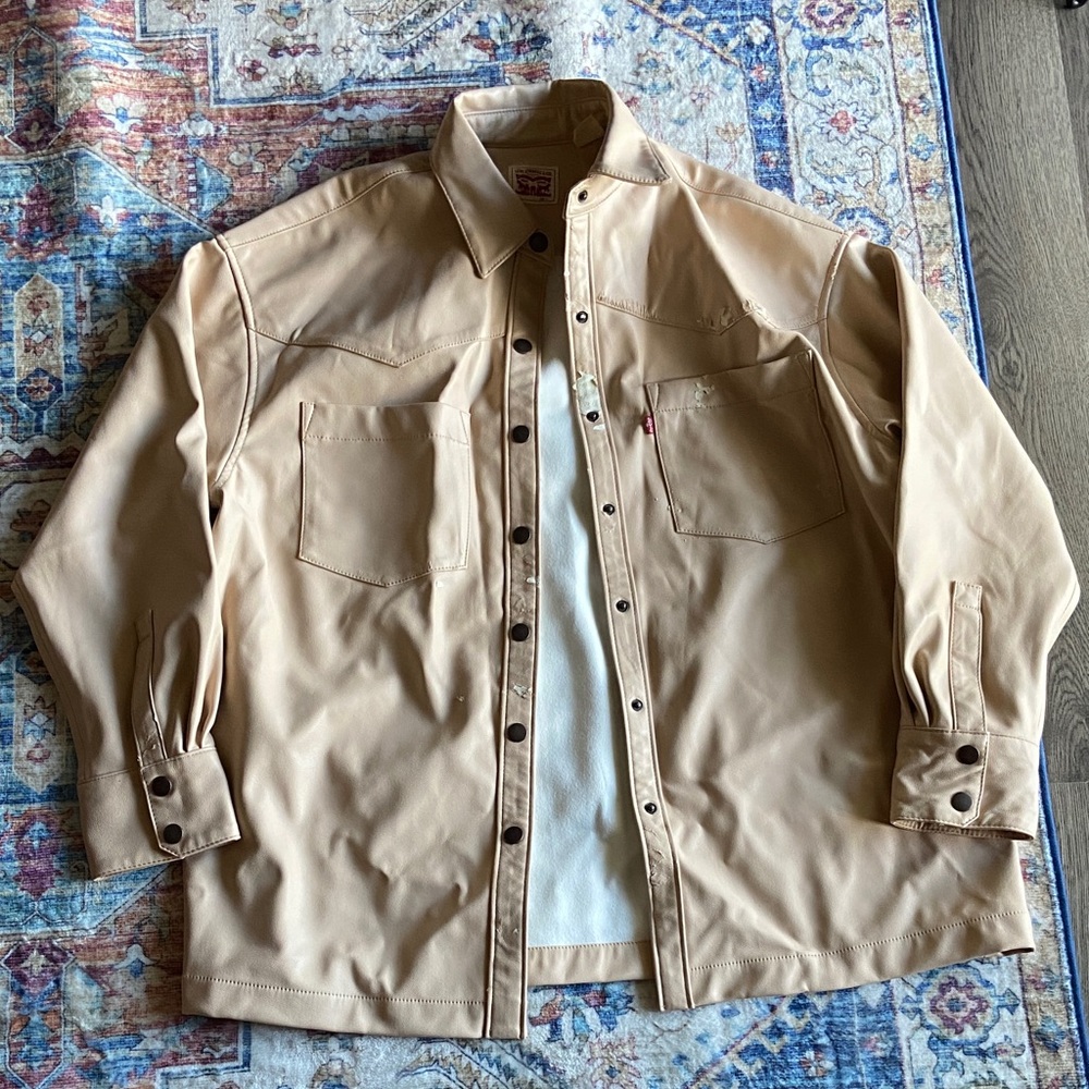 Levi's Tan Pleather Jacket